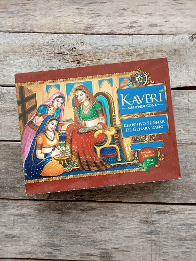 Хна в конусах "Kaveri" (12 конусов, пачка) — изображение 2